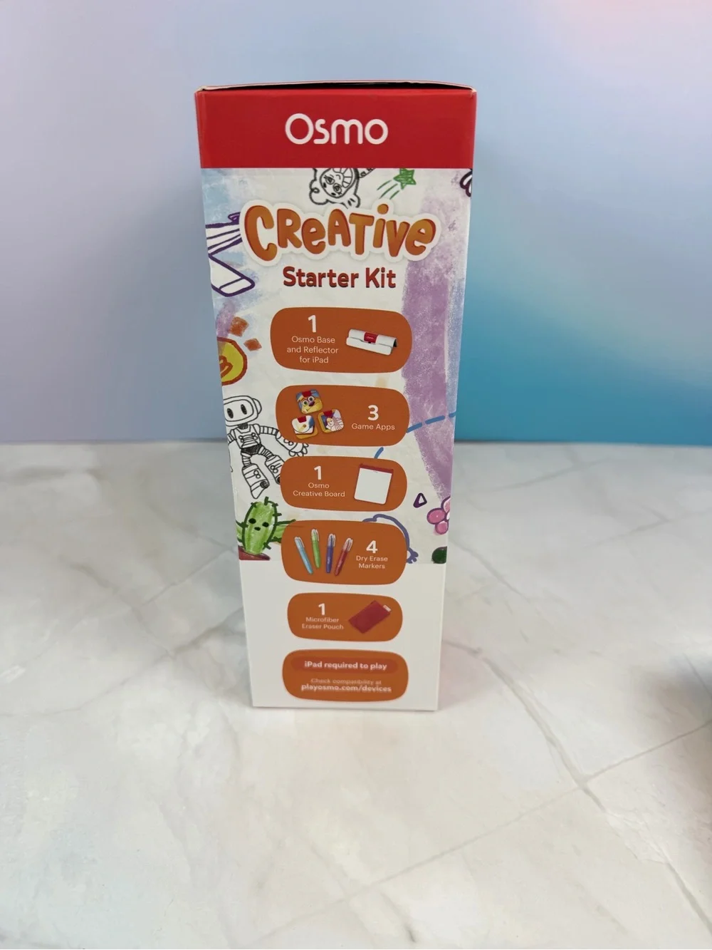 Osmo Creative Starter Kit with Monster Set - Red & Brown
